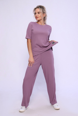 Костюм (футболка+брюки) - Stylus - 743 сухая роза